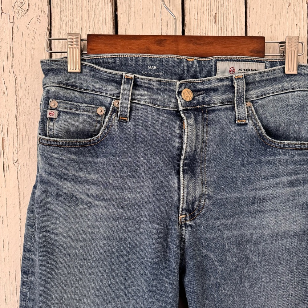 AG-ED DENIM (Adriano Goldschmied) Mari High-Rise Straight Jeans - size 29R